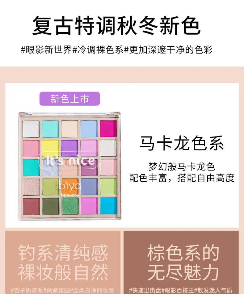 25-Color Eye Shadow Palette with Glitter Sequins — feature 9