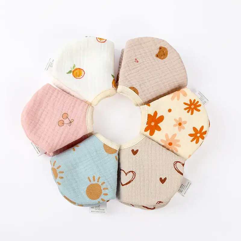 Baby Slip Bag Set 4 Pcs Cotton Floral Design