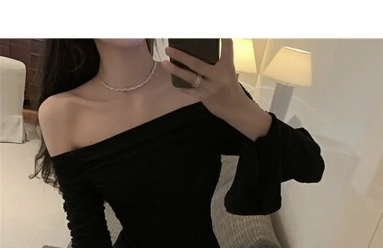 2023 Summer Spice Girl Off-Shoulder Slimming Dress for Women — feature 1