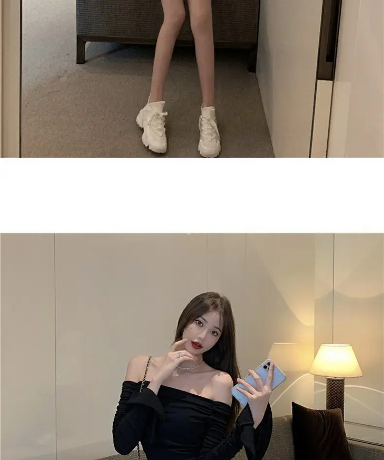 2023 Summer Spice Girl Off-Shoulder Slimming Dress for Women — feature 5
