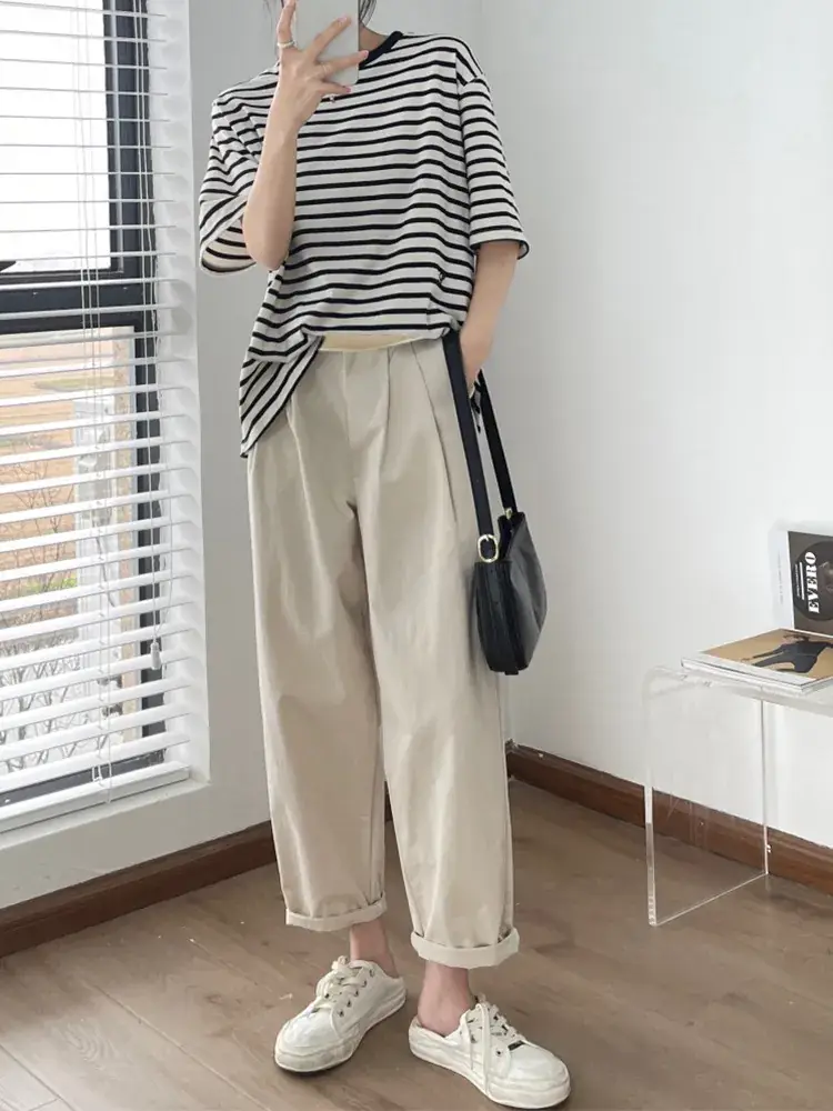 Pregnant Women's Loose Wide Leg Pants 2024 Spring — feature 13