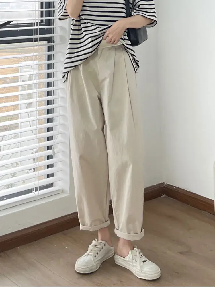 Pregnant Women's Loose Wide Leg Pants 2024 Spring — feature 14