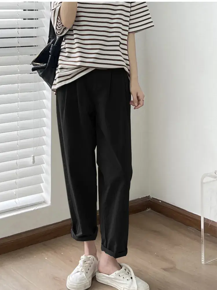 Pregnant Women's Loose Wide Leg Pants 2024 Spring — feature 16