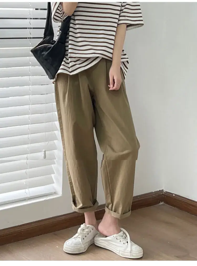 Pregnant Women's Loose Wide Leg Pants 2024 Spring — feature 8