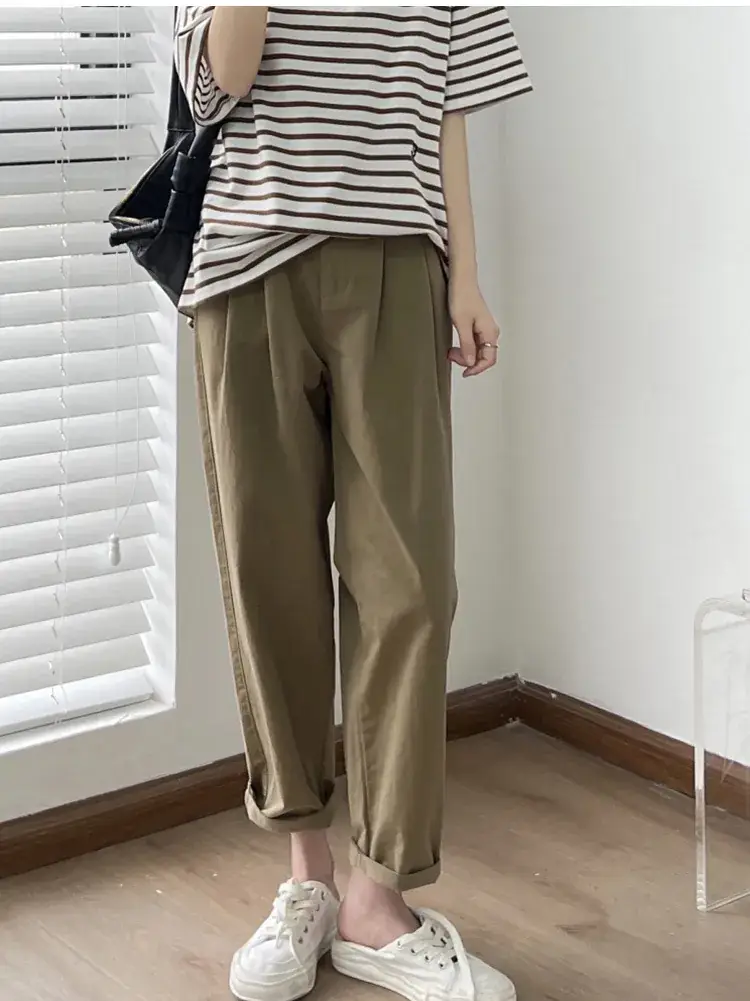 Pregnant Women's Loose Wide Leg Pants 2024 Spring — feature 9
