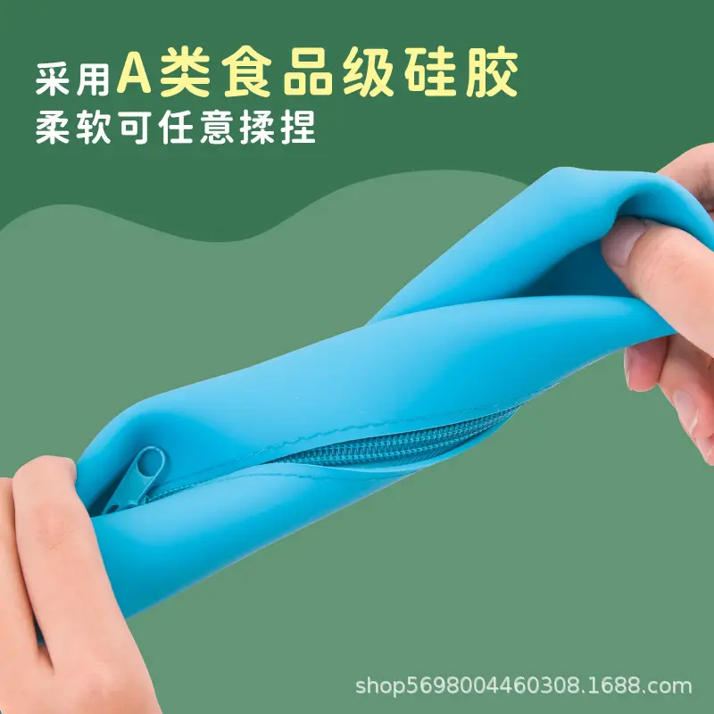 Waterproof Silicone Storage Bag for School Students - Image 7