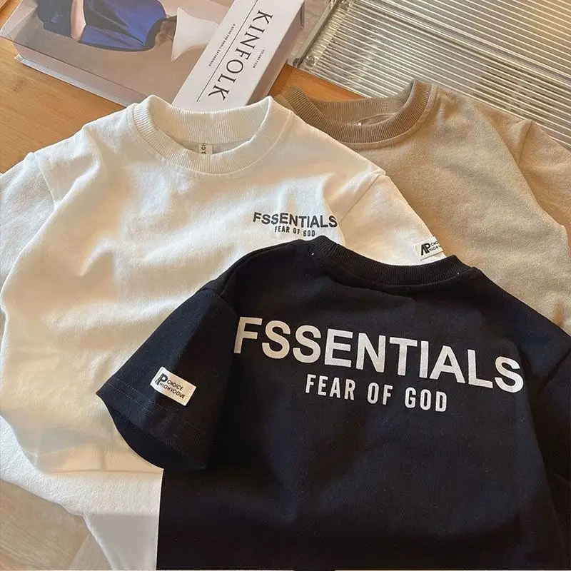 Boys Cotton T-Shirt Short Sleeve Summer Cool Style - Image 6