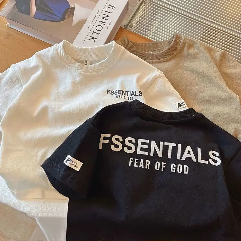Boys Cotton T-Shirt Short Sleeve Summer Cool Style - Image 7