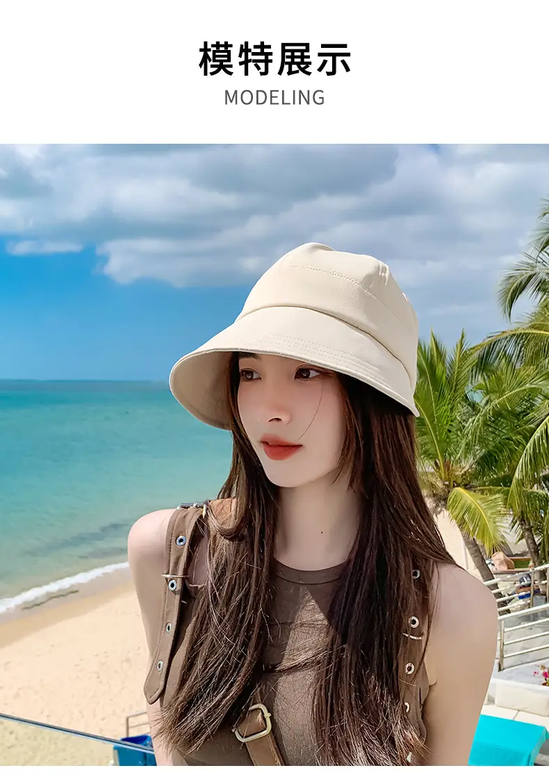 Women Black Sun Hat with Large Brim 2024 — feature 14