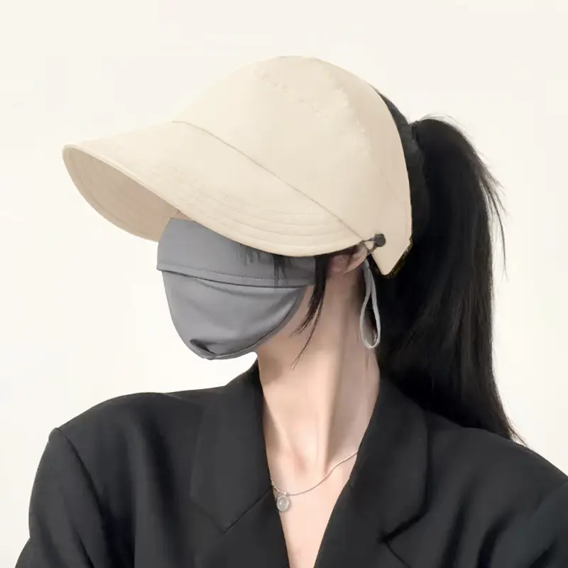 Women Black Sun Hat with Large Brim 2024