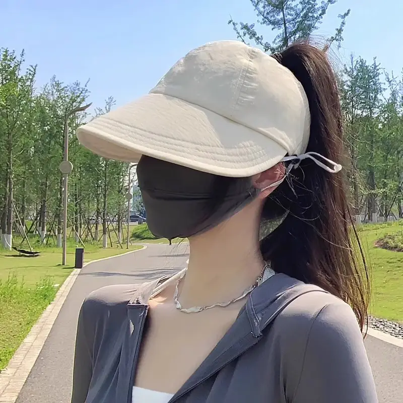 Women Black Sun Hat with Large Brim 2024