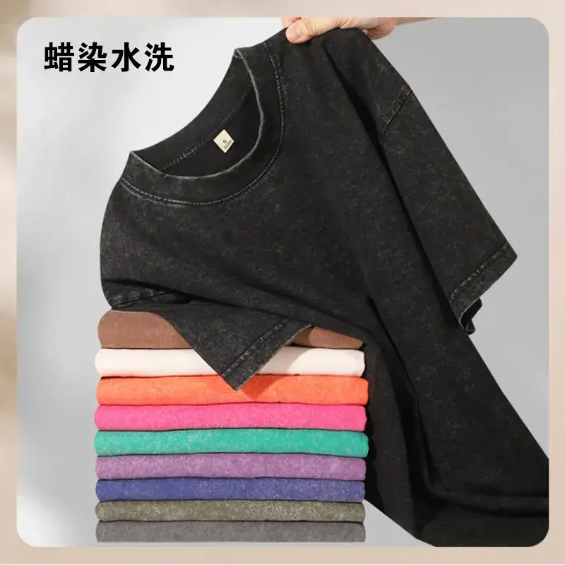 Orange Cotton Round Neck T-Shirt 250g