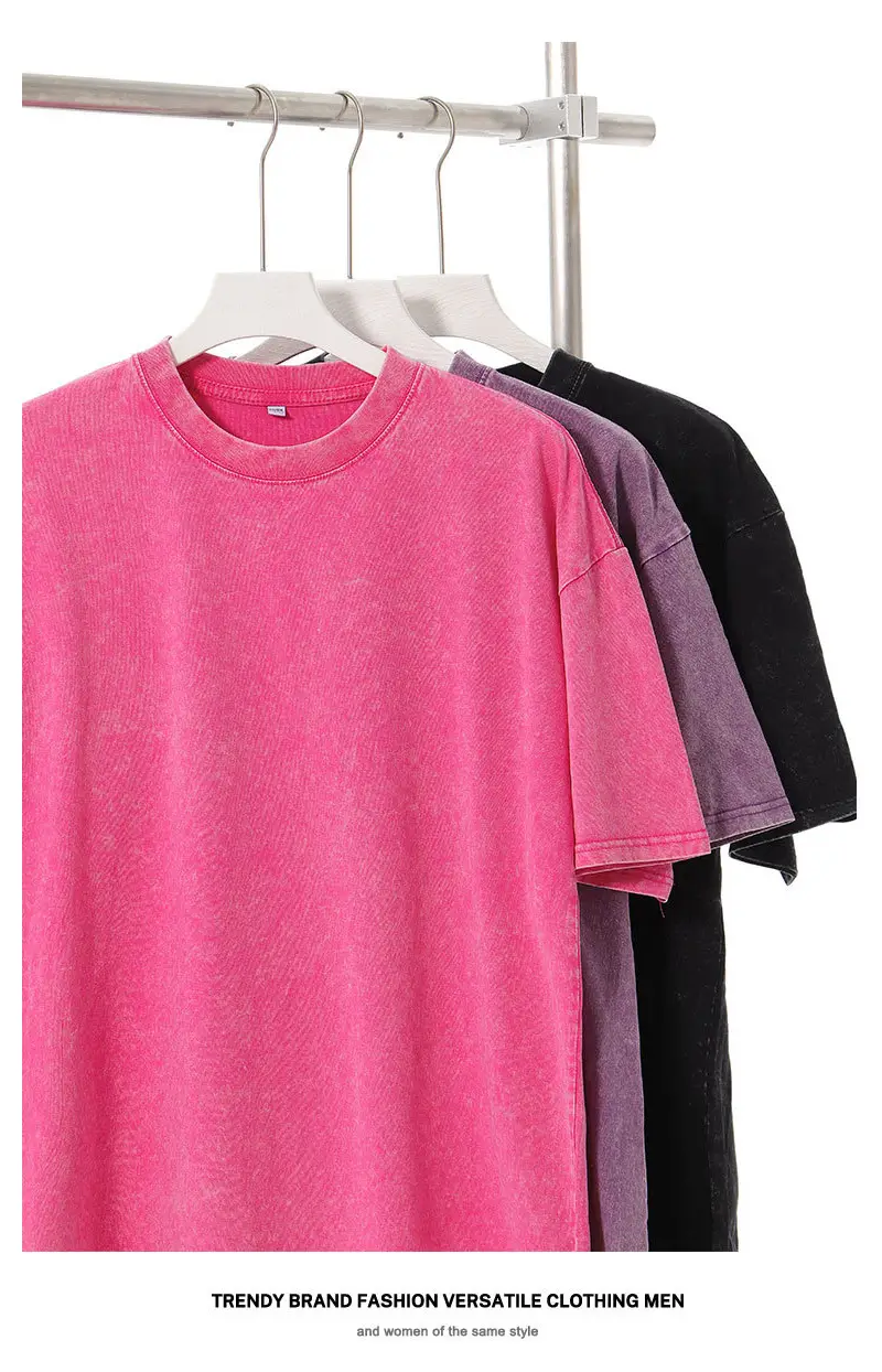 Orange Cotton Round Neck T-Shirt 250g — feature 6