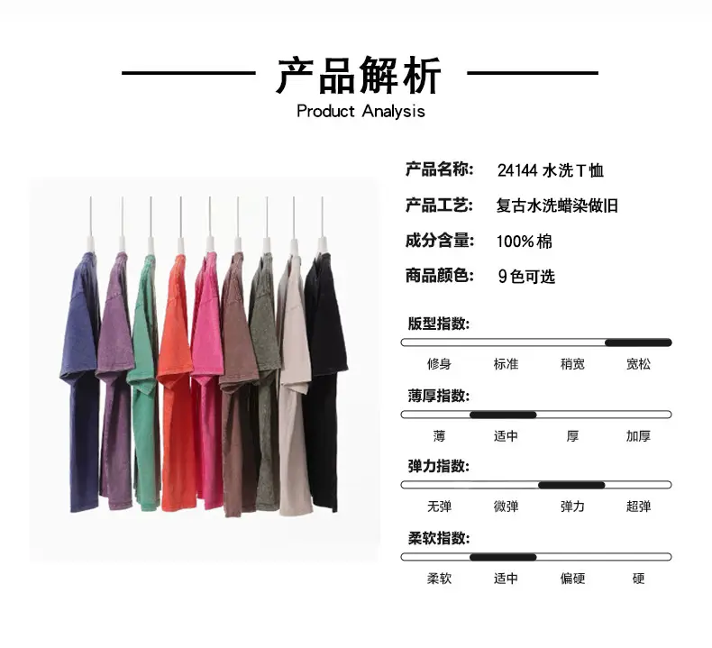 Orange Cotton Round Neck T-Shirt 250g — feature 7