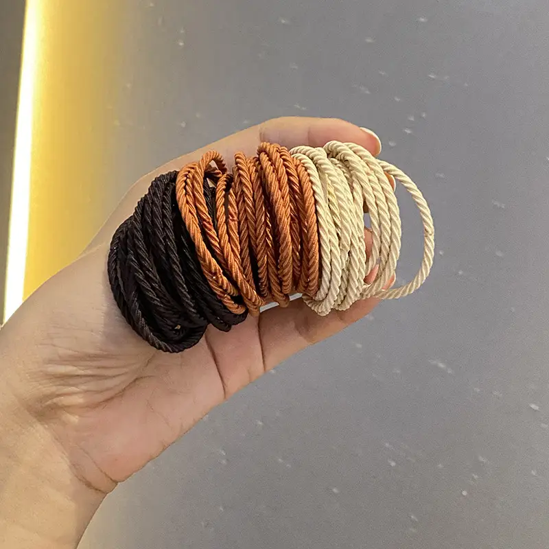 2025 Spring Women's Hair Ties Geometric Line High Elasticity - Image 23