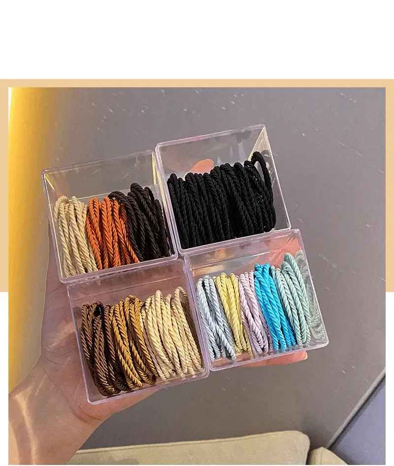 2025 Spring Women's Hair Ties Geometric Line High Elasticity β feature 1