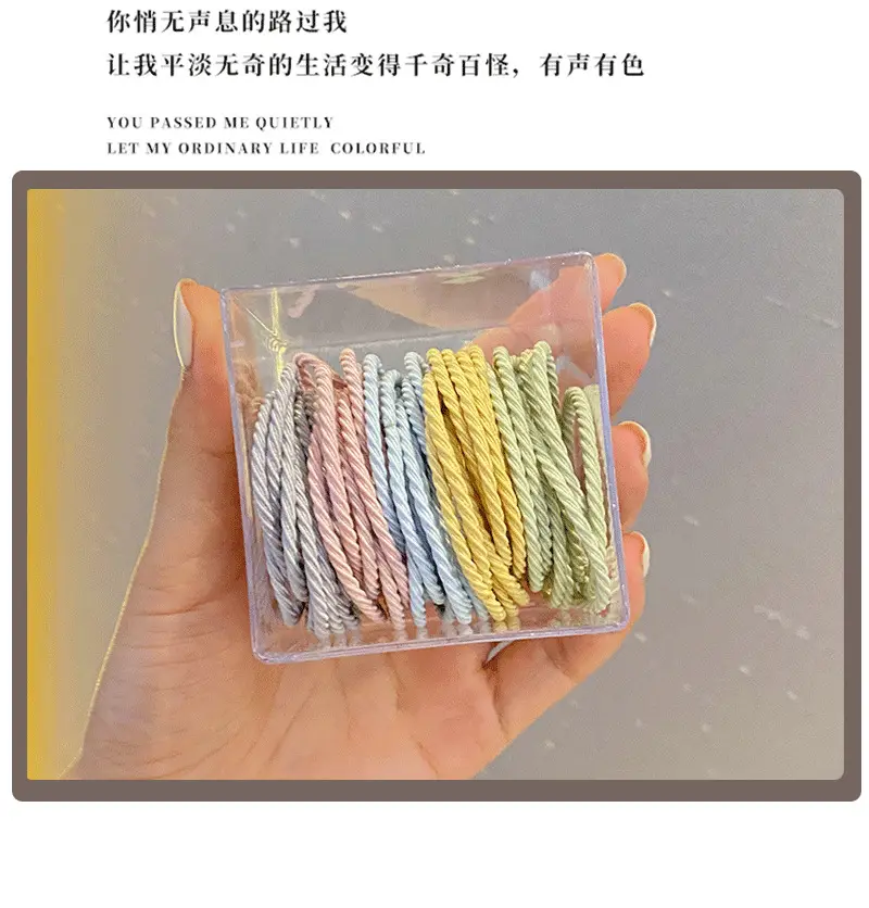 2025 Spring Women's Hair Ties Geometric Line High Elasticity β feature 3