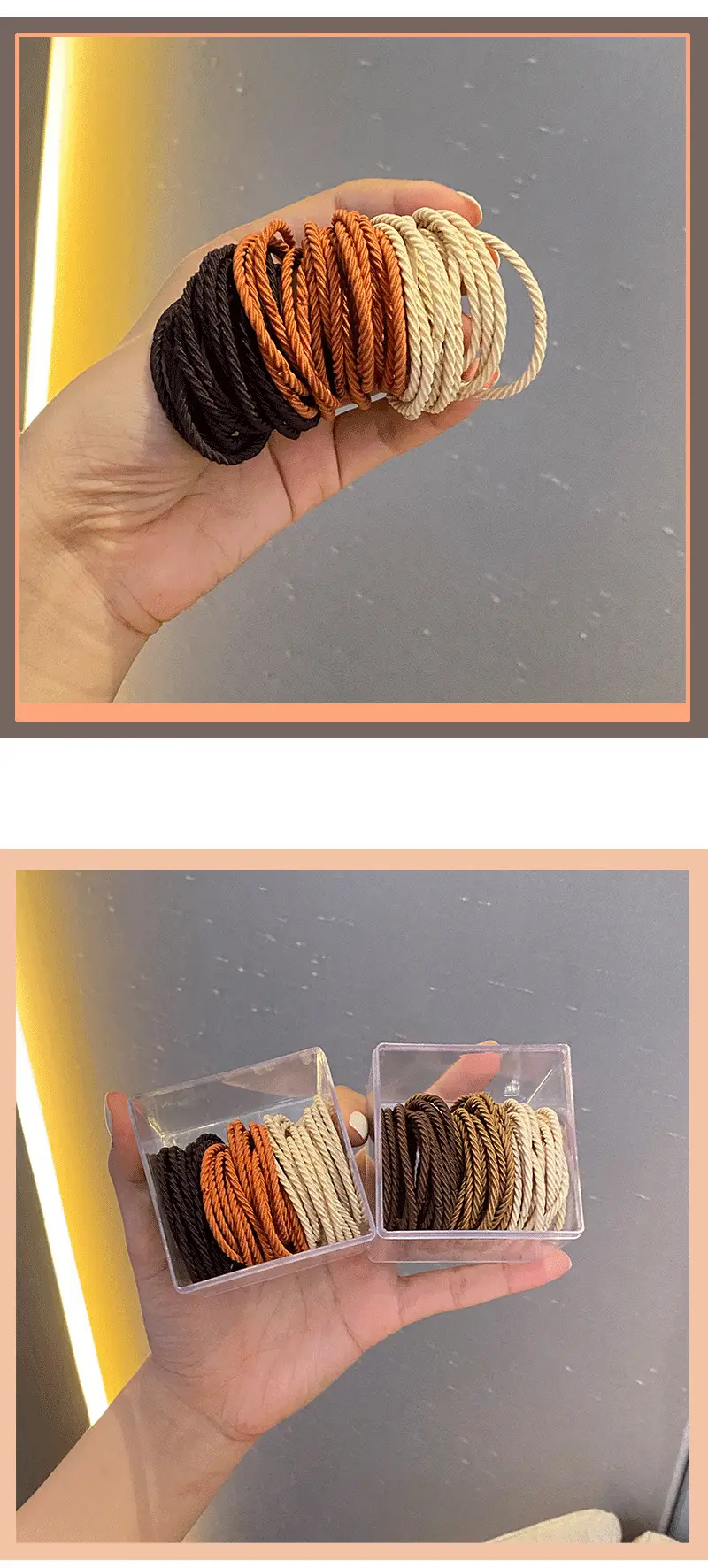 2025 Spring Women's Hair Ties Geometric Line High Elasticity β feature 6