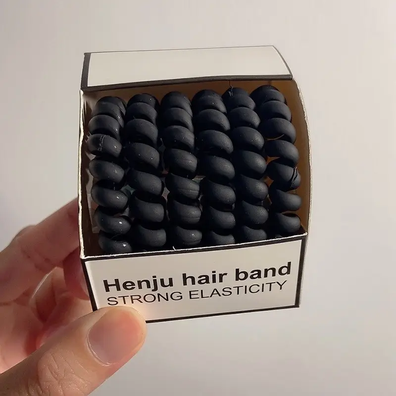 2025 Spring Women's Hair Ties Geometric Line High Elasticity - Image 14