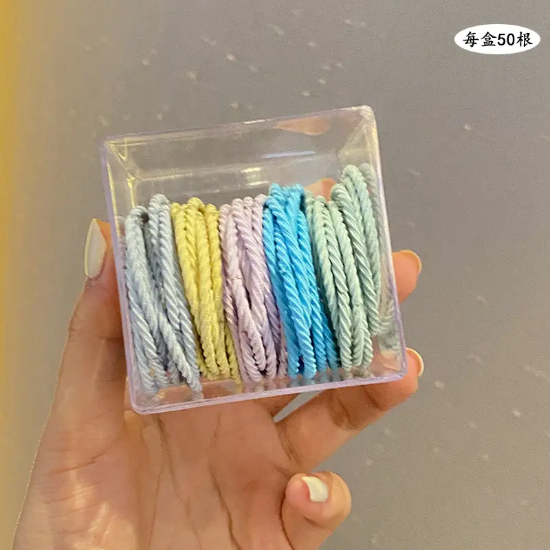 2025 Spring Women's Hair Ties Geometric Line High Elasticity - Image 4