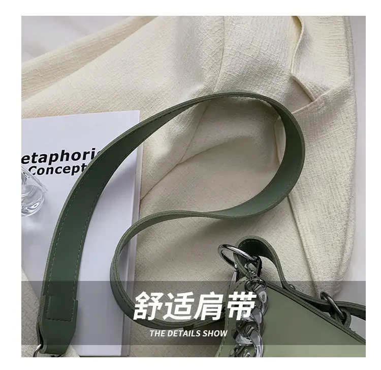 Women's Cream Chain Shoulder Messenger Bag 2023 — feature 6