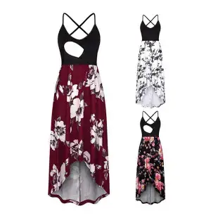 White Heart Print Flounce Nightwear for Women — feature 33