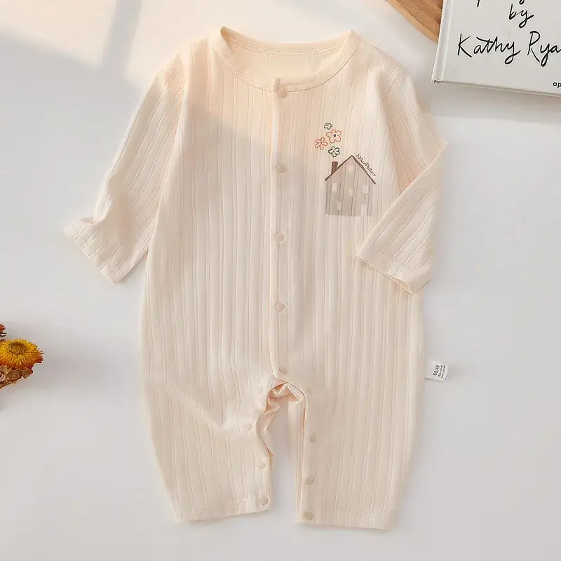 Baby Jumpsuit Set for Newborns Summer Warm Cotton - Image 2