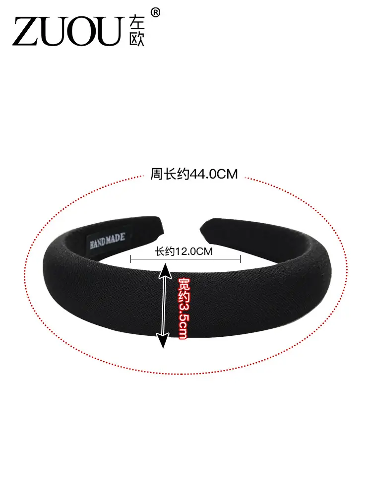Women's White Cranial Hairband Wide Brim Summer - Image 8