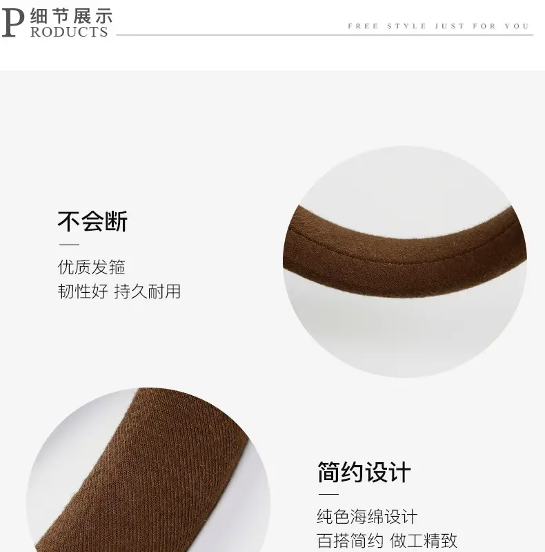 Women's White Cranial Hairband Wide Brim Summer — feature 10