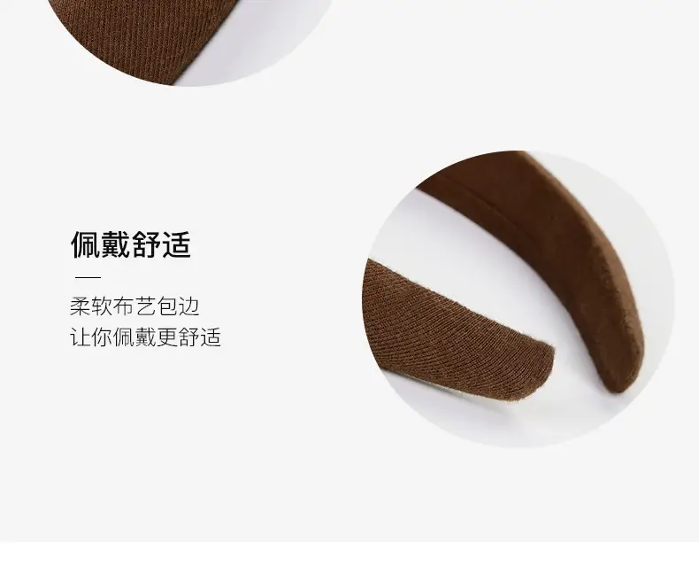 Women's White Cranial Hairband Wide Brim Summer — feature 11