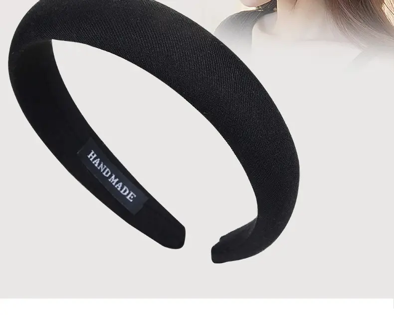 Women's White Cranial Hairband Wide Brim Summer — feature 3
