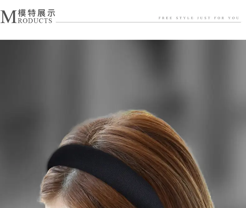 Women's White Cranial Hairband Wide Brim Summer — feature 4