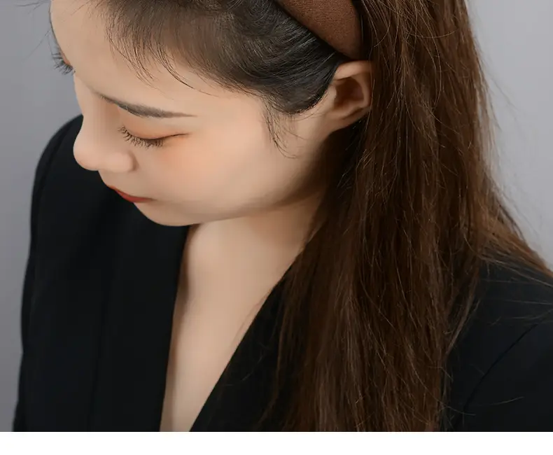 Women's White Cranial Hairband Wide Brim Summer — feature 7