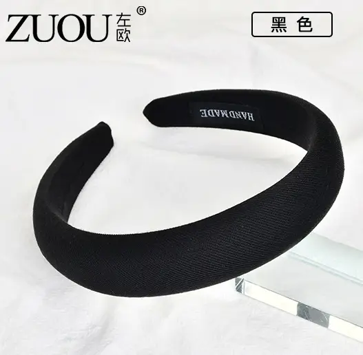 Women's White Cranial Hairband Wide Brim Summer - Image 2