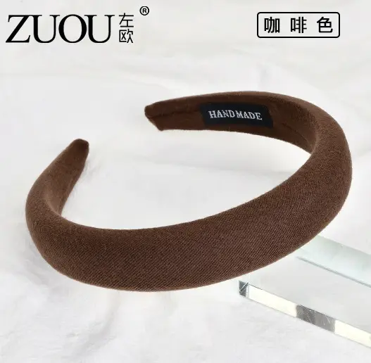 Women's White Cranial Hairband Wide Brim Summer - Image 3