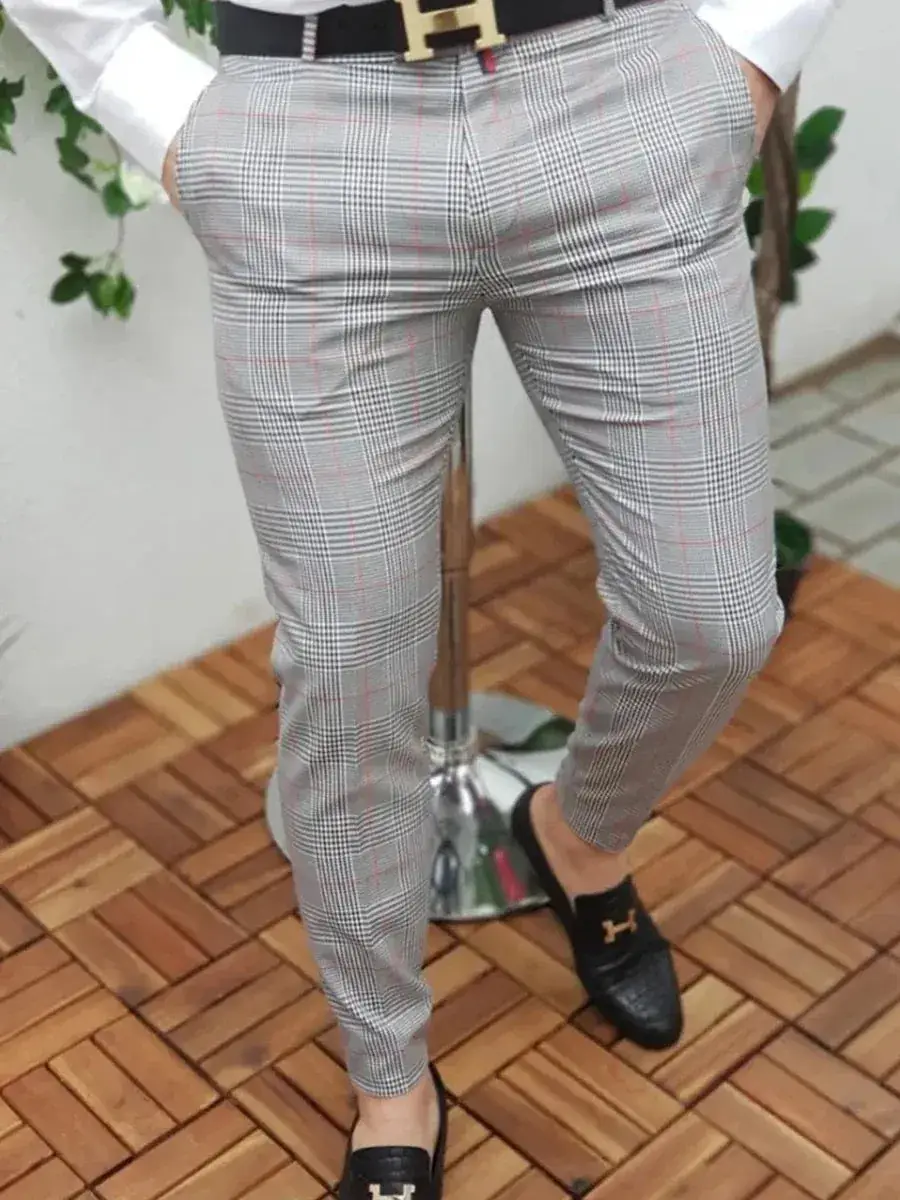 2023 Men Printed Micro-elastic Leggings Mid Waist Casual - Image 14