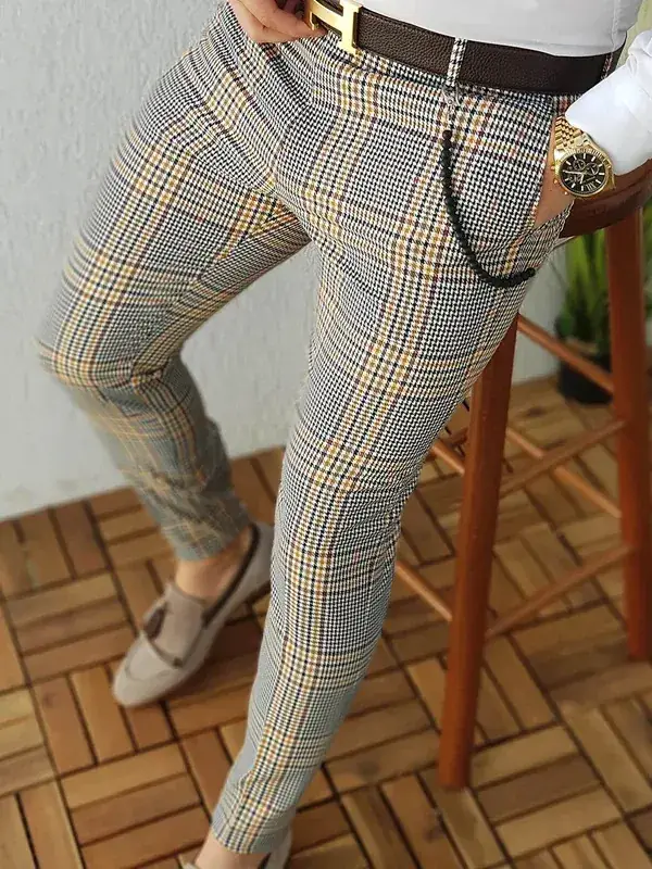 2023 Men Printed Micro-elastic Leggings Mid Waist Casual - Image 15