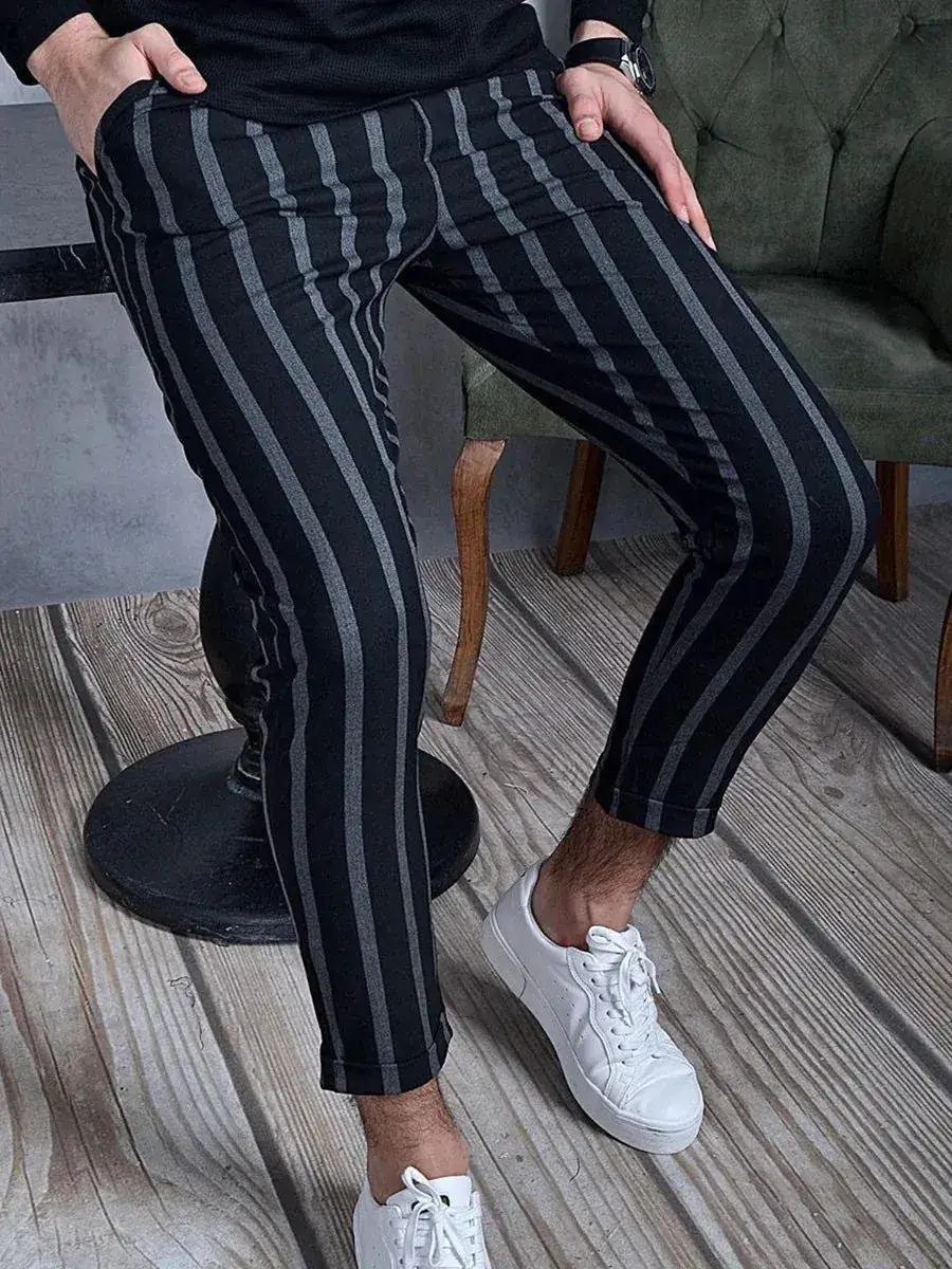 2023 Men Printed Micro-elastic Leggings Mid Waist Casual - Image 16
