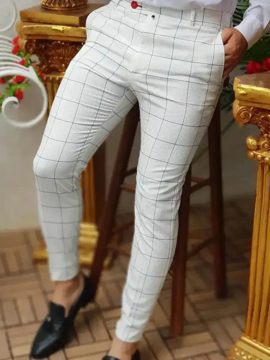 2023 Men Printed Micro-elastic Leggings Mid Waist Casual - Image 18