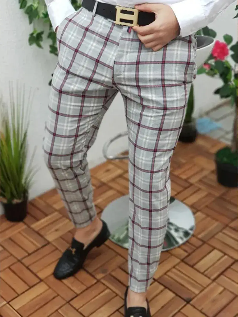 2023 Men Printed Micro-elastic Leggings Mid Waist Casual - Image 25