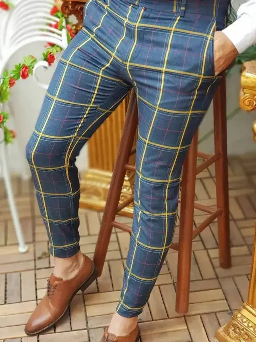2023 Men Printed Micro-elastic Leggings Mid Waist Casual - Image 27