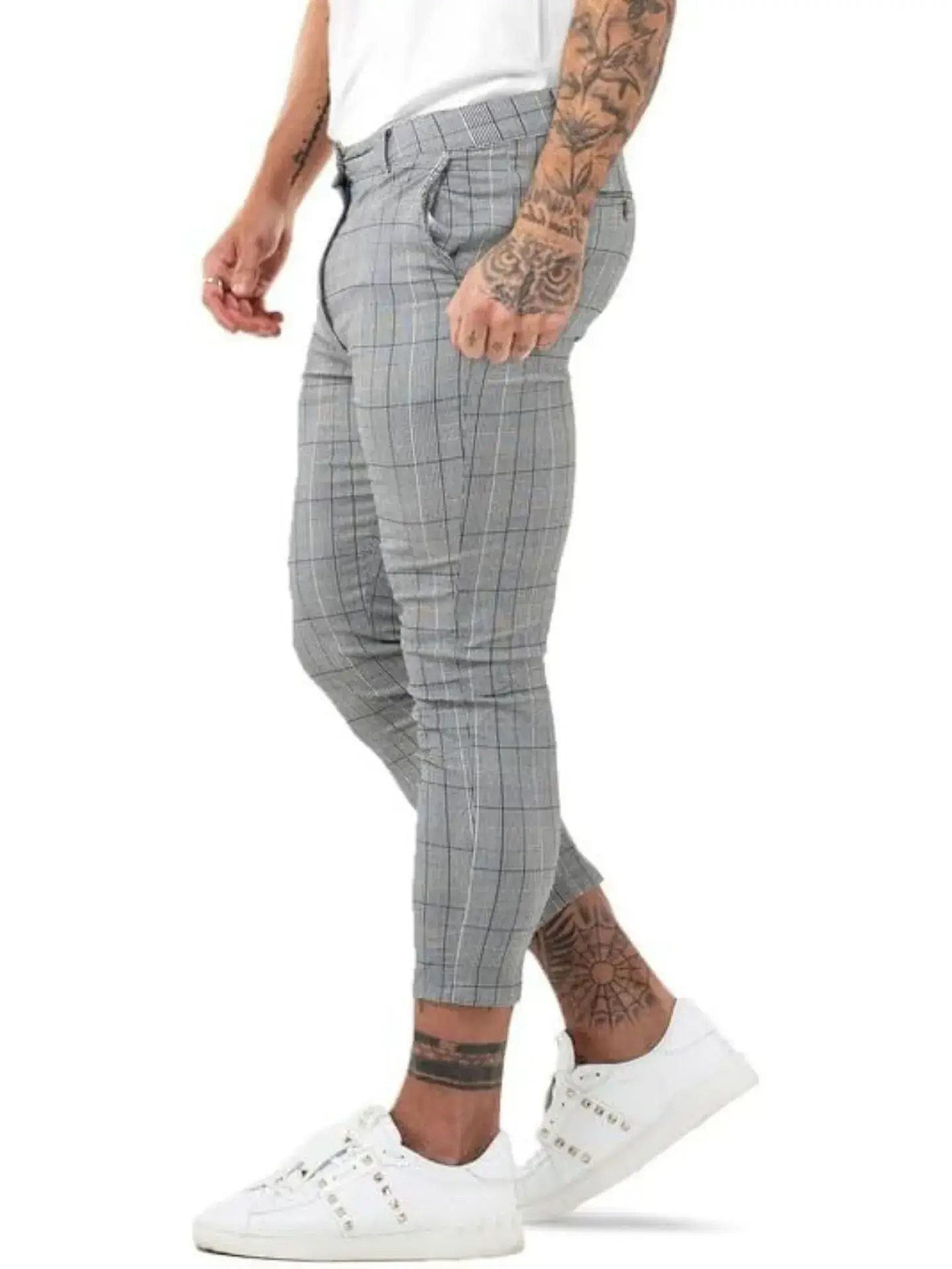 2023 Men Printed Micro-elastic Leggings Mid Waist Casual - Image 29