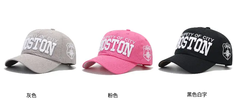 2024 Korean Style Men Women Peaked Cap Stereo Embroidered Blue — feature 5