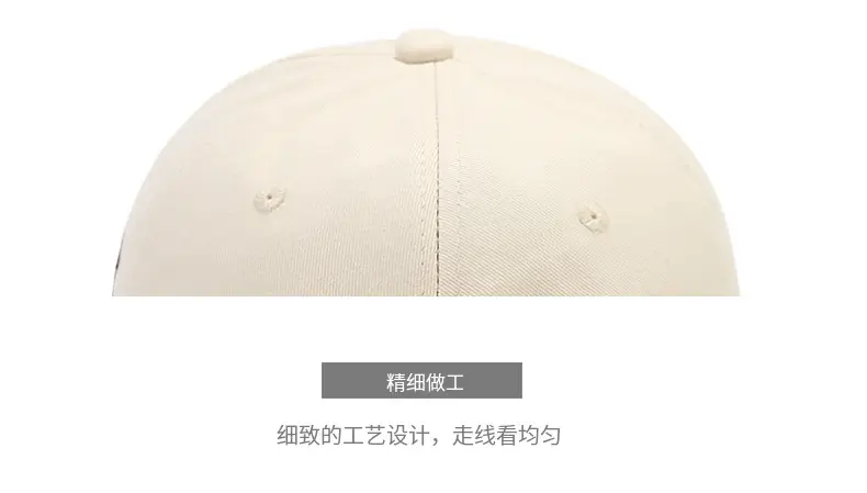 2024 Korean Style Men Women Peaked Cap Stereo Embroidered Blue — feature 8