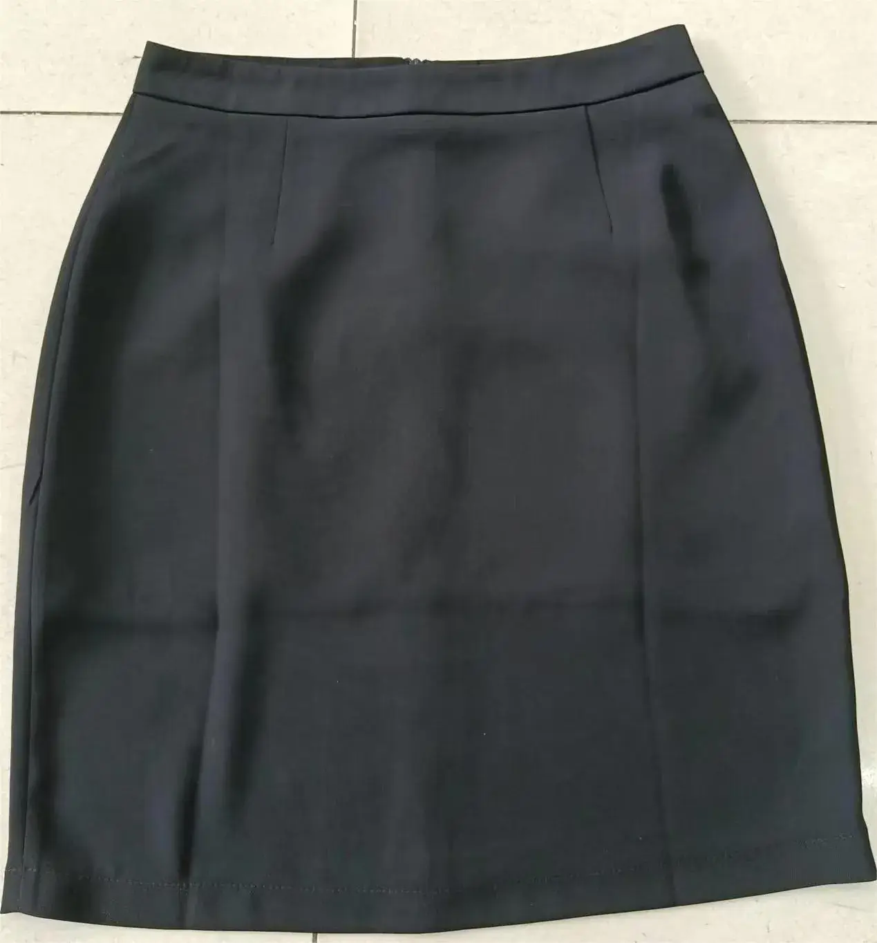 Spring Black Reticulated Hip Skirt High Waist Slimming Mid-length Women's Skirt — feature 2