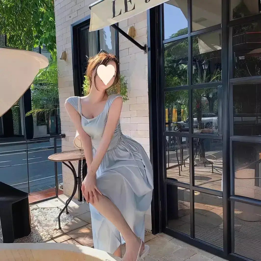 White French Style Summer Dress for Women - Image 3