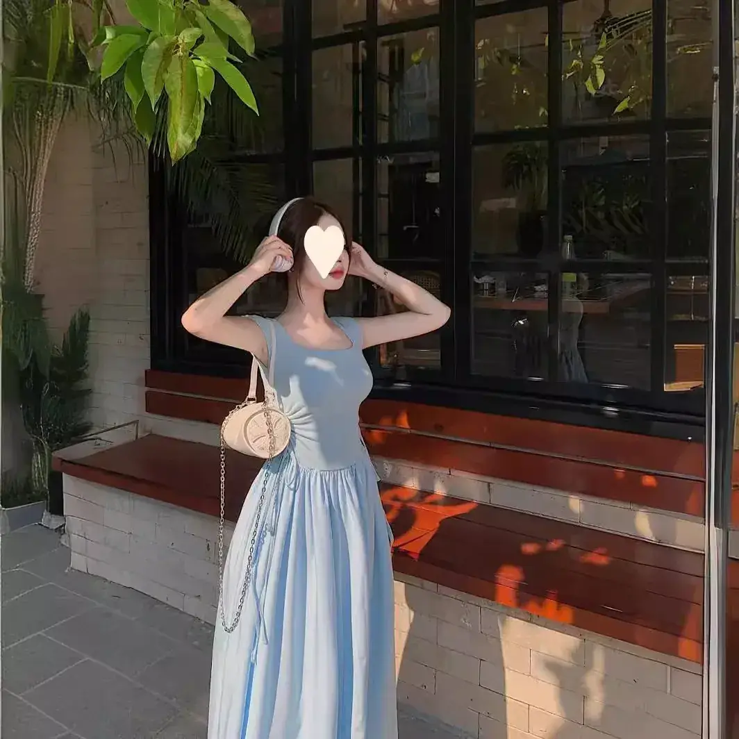 White French Style Summer Dress for Women - Image 5
