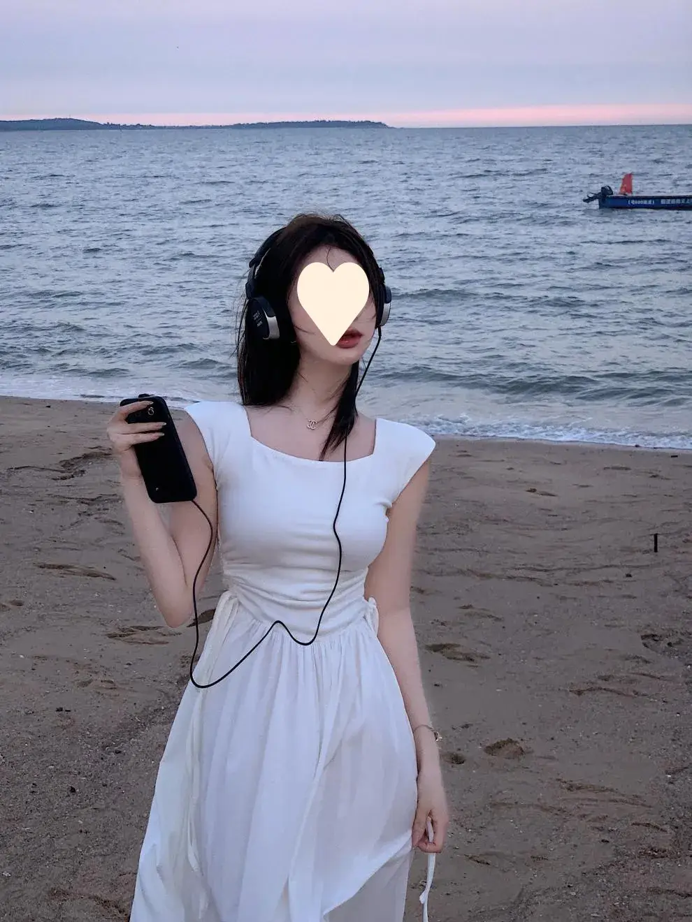商品详情图_辣妹背心连衣裙女装夏季2023新款收腰拼接方领裙