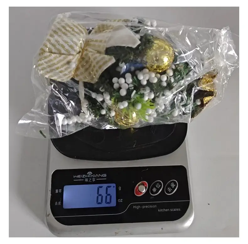 Mini Christmas Tree Decor 64g White Green 394cm — feature 15