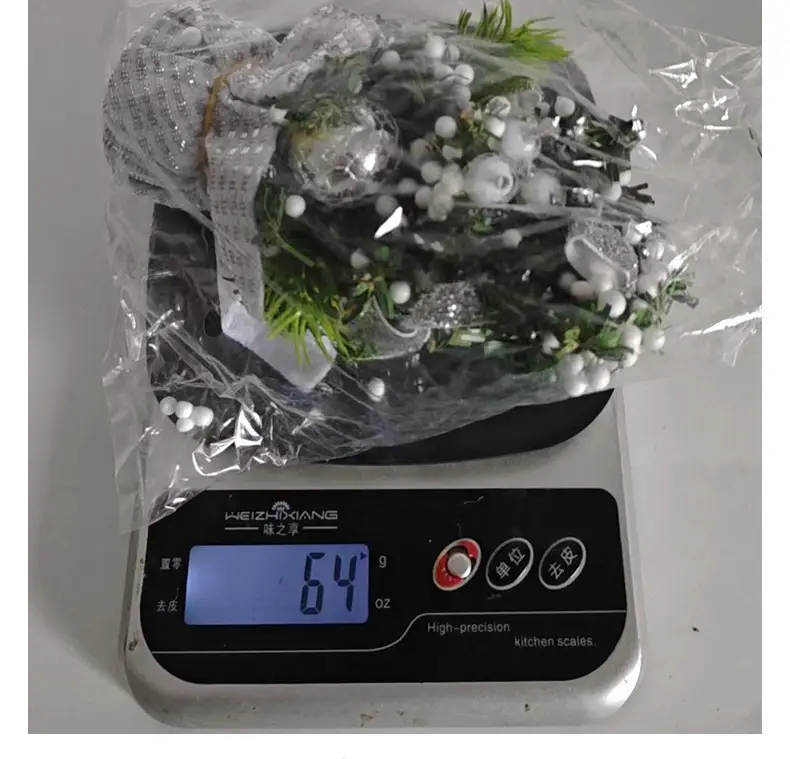 Mini Christmas Tree Decor 64g White Green 394cm — feature 16